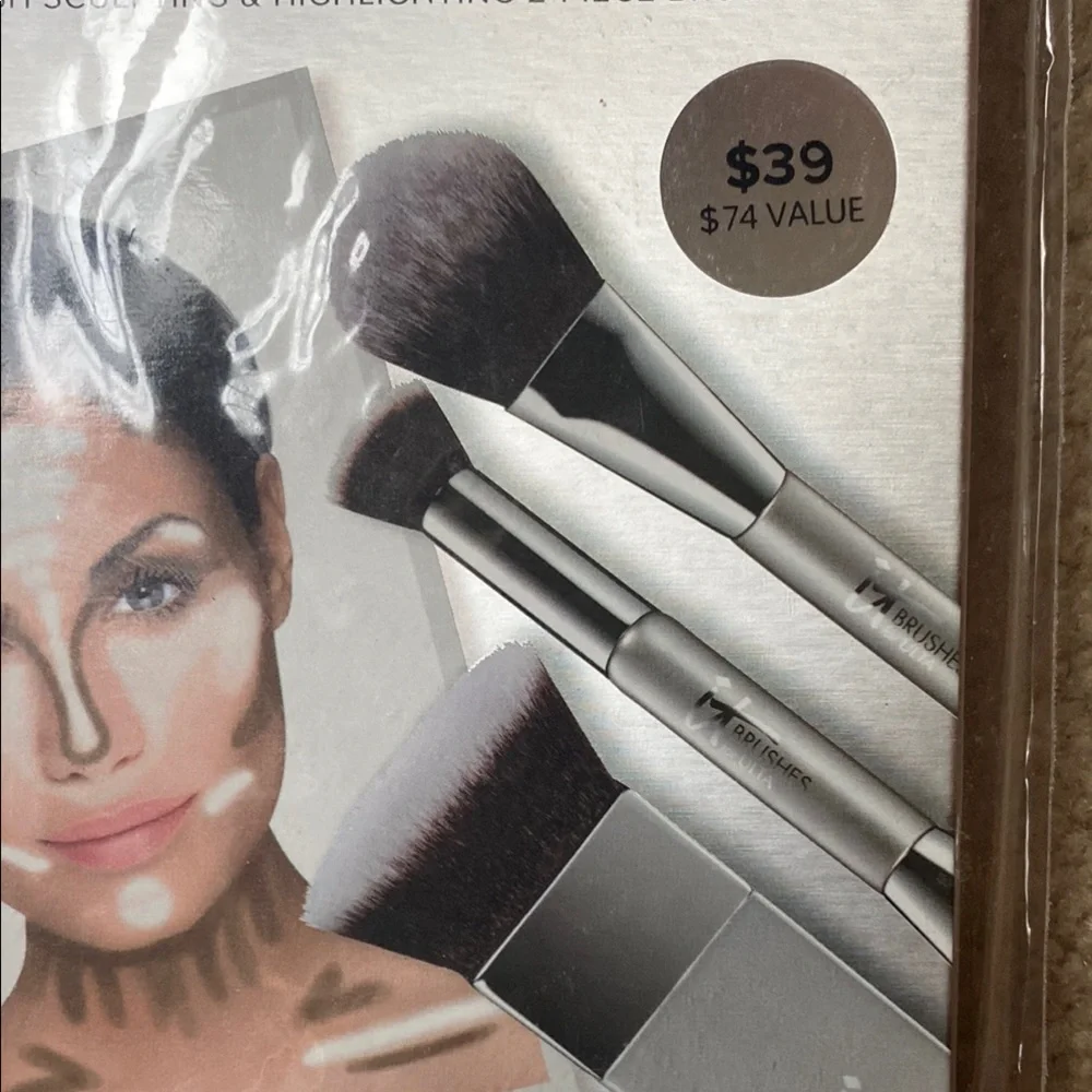 Ulta Beauty Silver Eye Contour Brush Set
